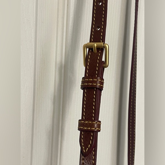 Dooney & Bourke Mini Dark Brown Florentine Leather Crossbody - Picture 5 of 16